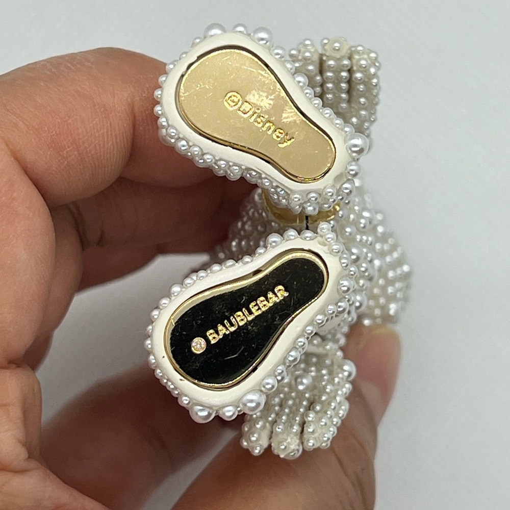 NEW BaubleBar x Disney Mickey Pearl Bag Charm - Picture 12 of 12